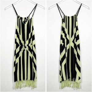 Seafolly Neon Fringe Tassel Swim Cover Up Dress S